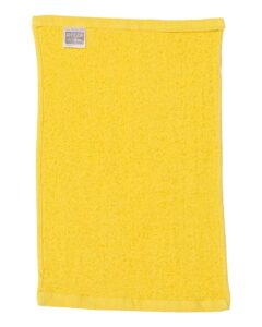 Q-Tees T18 Budget Rally Towel – Yellow (back)