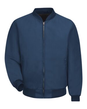 Red Kap JT38XLT Men’s Extra Tall Solid Team Jacket – Navy