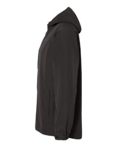 DRI DUCK 5310 Men’s Apex Soft Shell Hooded Jacket – Black (side)