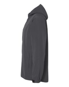 DRI DUCK 5310 Men’s Apex Soft Shell Hooded Jacket – Charcoal (side)