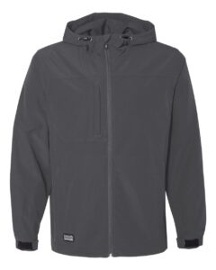 DRI DUCK 5310 Men’s Apex Soft Shell Hooded Jacket – Charcoal