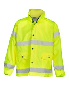 Kishigo 9665J Unisex Storm Stopper Rainwear Jacket – Lime