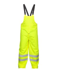 Kishigo 9665P Unisex Storm Stopper Rainwear Bib – Lime