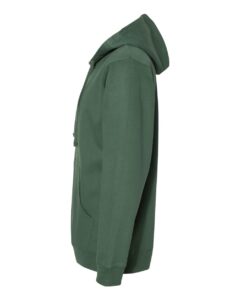 Independent Trading Co. SS4500Z Unisex Midweight Full-Zip Hooded Sweatshirt – Alpine Green (side)