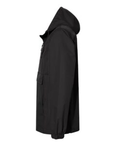 Independent Trading Co. EXP94NAW Men’s Nylon Anorak – Black (side)