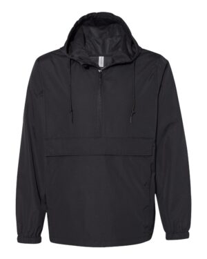 Independent Trading Co. EXP94NAW Men’s Nylon Anorak – Black