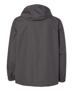 Independent Trading Co. EXP94NAW Men’s Nylon Anorak – Graphite (back)
