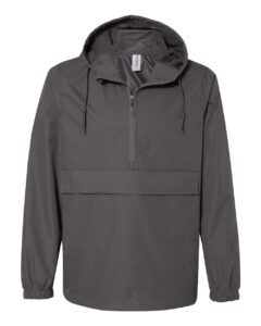 Independent Trading Co. EXP94NAW Men’s Nylon Anorak – Graphite