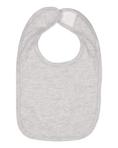 Rabbit Skins 1005 Infant Premium Jersey Bib – Heather