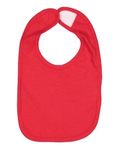 Rabbit Skins 1005 Infant Premium Jersey Bib – Red