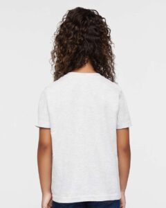 Rabbit Skins 3321 Toddler Fine Jersey Tee – Ash (on model back)