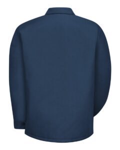 Red Kap JT50T Men’s Tall Perma-Lined Panel Jacket – Navy (back)