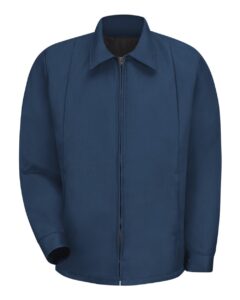 Red Kap JT50T Men’s Tall Perma-Lined Panel Jacket – Navy