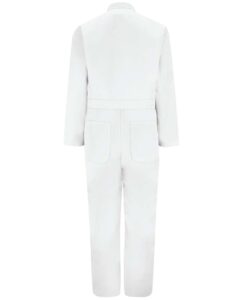 Red Kap CT10T Men’s Tall Twill Action Back Coverall – White (back)