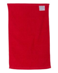 OAD OAD1118 Value Rally Towel – Red (back)