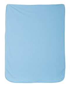 Rabbit Skins 1110 Premium Jersey Infant Blanket – Light Blue