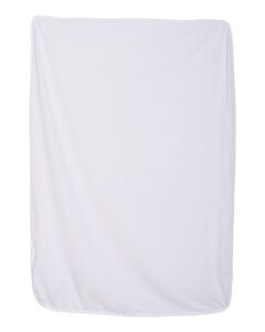 Rabbit Skins 1110 Premium Jersey Infant Blanket – White