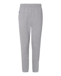 Russell Athletic 029HBM Unisex Dri Power® Closed Bottom Sweatpants with Pockets – Oxford