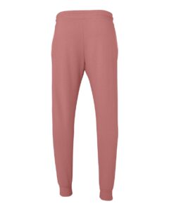 BELLA + CANVAS 3727 Unisex Sponge Fleece Joggers – Mauve (back)