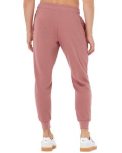 BELLA + CANVAS 3727 Unisex Sponge Fleece Joggers – Mauve (on model back)