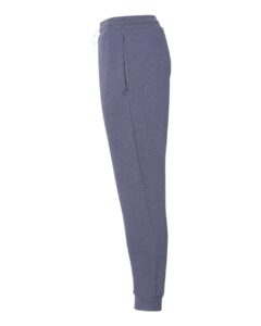 BELLA + CANVAS 3727 Unisex Sponge Fleece Joggers – Heather Navy (side)