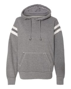 J. America 8847 Men’s Vintage Athletic Hooded Sweatshirt – Smoke Heather