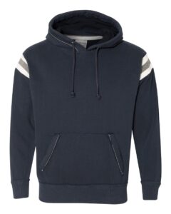 J. America 8847 Men’s Vintage Athletic Hooded Sweatshirt – Vintage Navy