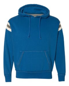 J. America 8847 Men’s Vintage Athletic Hooded Sweatshirt – Vintage Royal