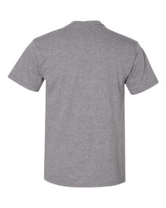 Gildan H000 Unisex Hammer™ T-Shirt – Graphite Heather (back)