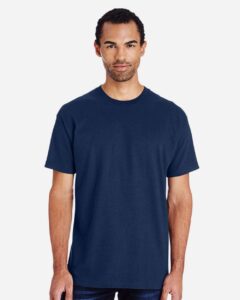 Gildan H000 Unisex Hammer™ T-Shirt – Dark Navy (on model)