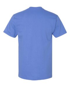 Gildan H000 Unisex Hammer™ T-Shirt – Flo Blue (back)