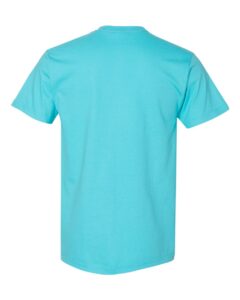 Gildan H000 Unisex Hammer™ T-Shirt – Lagoon Blue (back)