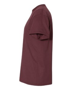 Gildan 8000 Unisex DryBlend® T-Shirt – Dark Maroon (side)