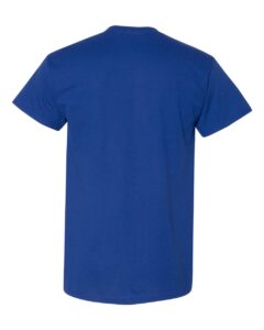 Gildan 8000 Unisex DryBlend® T-Shirt – Deep Royal (back)