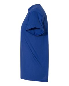 Gildan 8000 Unisex DryBlend® T-Shirt – Deep Royal (side)