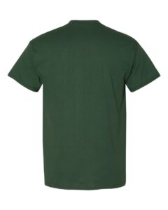 Gildan 8000 Unisex DryBlend® T-Shirt – Dark Green (back)
