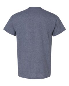 Gildan 8000 Unisex DryBlend® T-Shirt – Heather Dark Navy (back)