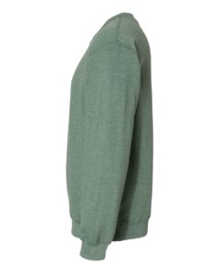 Gildan 18000 Unisex Heavy Blend™ Crewneck Sweatshirt – Heather Dark Green (side)