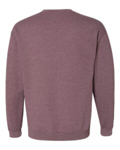 Gildan 18000 Unisex Heavy Blend™ Crewneck Sweatshirt – Heather Dark Maroon (back)