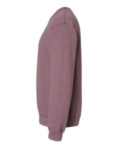 Gildan 18000 Unisex Heavy Blend™ Crewneck Sweatshirt – Heather Dark Maroon (side)