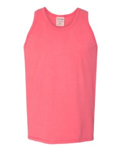 ComfortWash by Hanes GDH300 Unisex Garment-Dyed Unisex Tank Top – Coral Craze