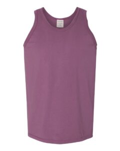 ComfortWash by Hanes GDH300 Unisex Garment-Dyed Unisex Tank Top – Purple Plum Raisin