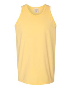 ComfortWash by Hanes GDH300 Unisex Garment-Dyed Unisex Tank Top – Summer Squash Yellow