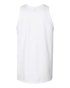 ComfortWash by Hanes GDH300 Unisex Garment-Dyed Unisex Tank Top – White (back)