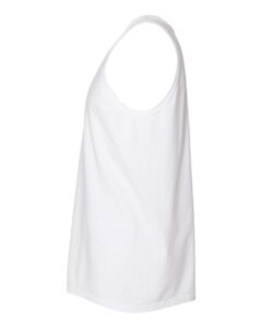 ComfortWash by Hanes GDH300 Unisex Garment-Dyed Unisex Tank Top – White (side)