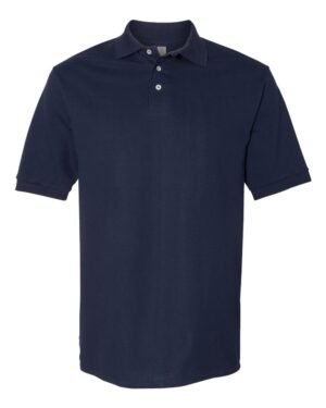 JERZEES 443M Men’s 100% Ring-Spun Cotton Piqué Polo – J. Navy