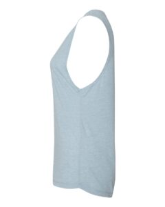 Next Level 5013 Women’s Festival Muscle Tank – Stonewash Denim (side)