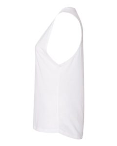 Next Level 5013 Women’s Festival Muscle Tank – White (side)