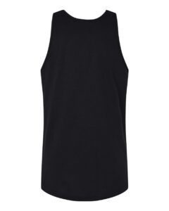 American Apparel 2408 Unisex Fine Jersey Tank – Black (back)