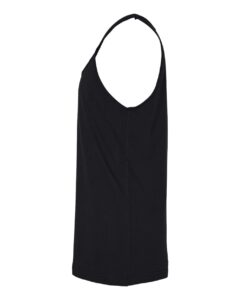 American Apparel 2408 Unisex Fine Jersey Tank – Black (side)